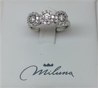 Anillo Miluna Mujer in Oro blanco 0.39 Ct LID3579 - LID3579